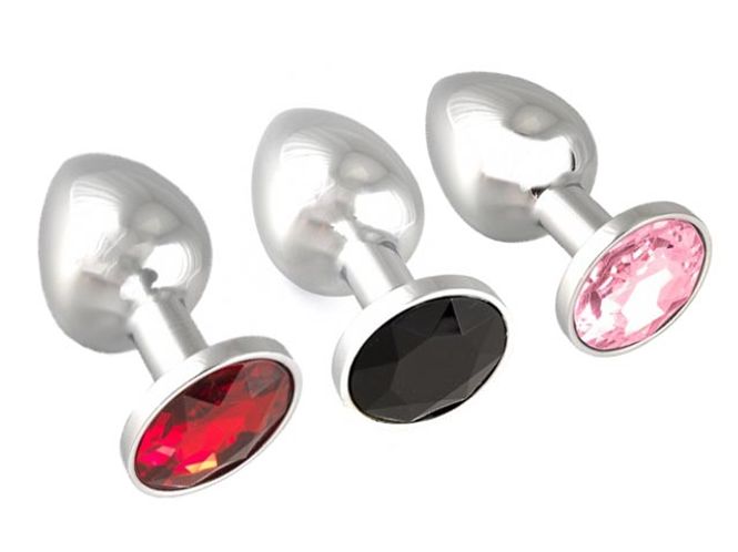 Hovedbilde Buttplug med Krystall, Small