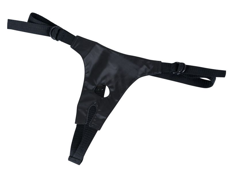 Strap-on med 3 dildoer - Hudfarget