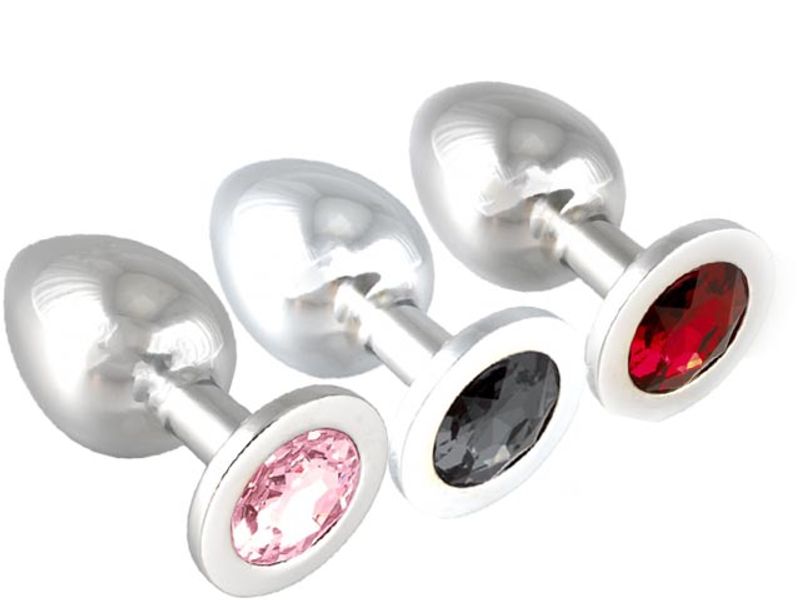 Buttplug med Krystall, Medium