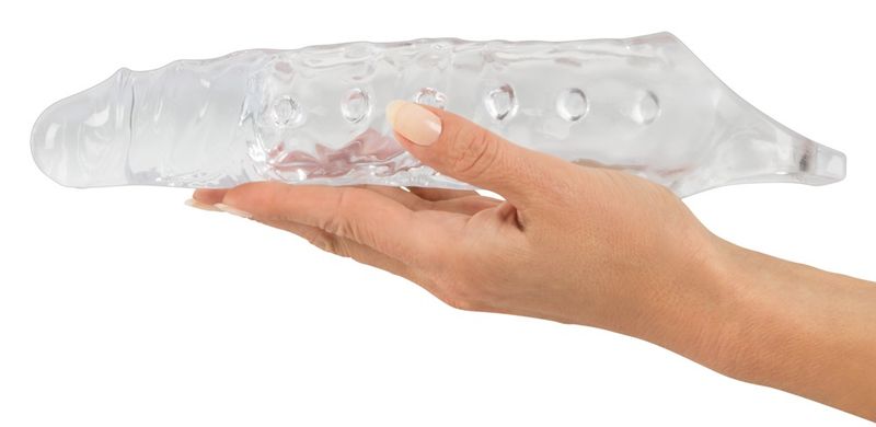 Crystal Clear - Penishylse med kulering - Gjennomsiktig