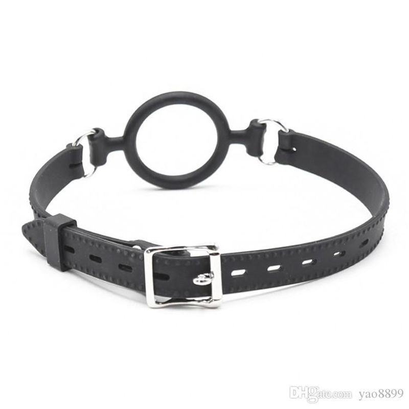 Gag med O-ring i Silikon - Sort