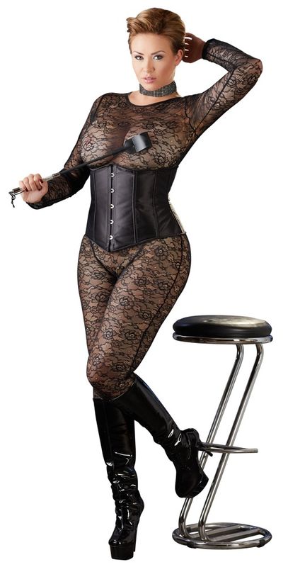 Cottelli Curves - Underbust korsett plus size 