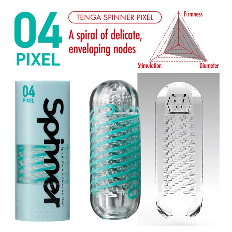 Tenga - Spinner - 04 Pixel - Turkis
