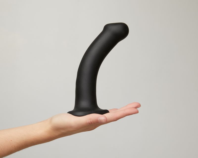 STRAP-ON-ME - SEMI-REALISTIC DUAL DENSITY BENDABLE DILDO PURPLE 