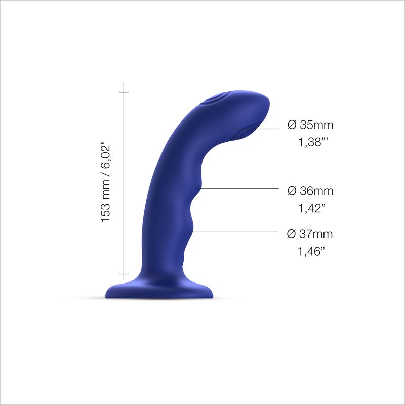STRAP-ON-ME - TAPPING DILDO WAVE - NIGHT BLUE