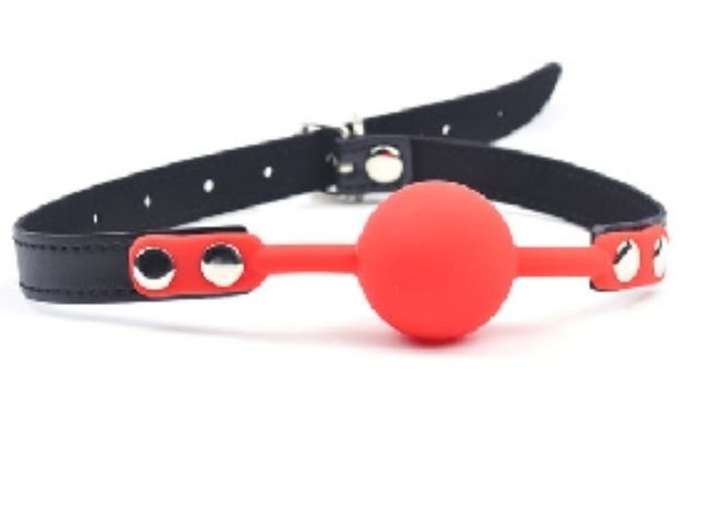 Hovedbilde Rød silikon gag