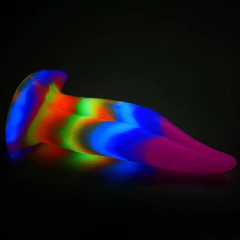 Creature Cocks - Unicorn Tongue - Glow in the Dark - Silicone Di