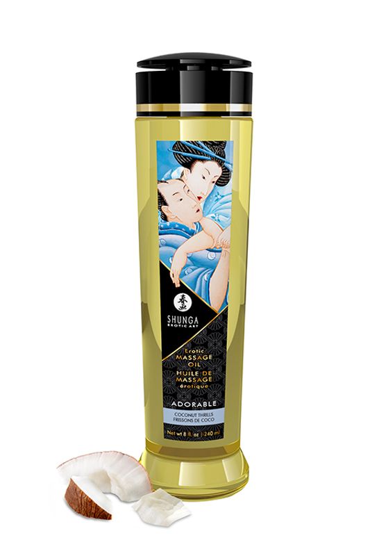 Shunga - Adorable coconut thrills massasje olje