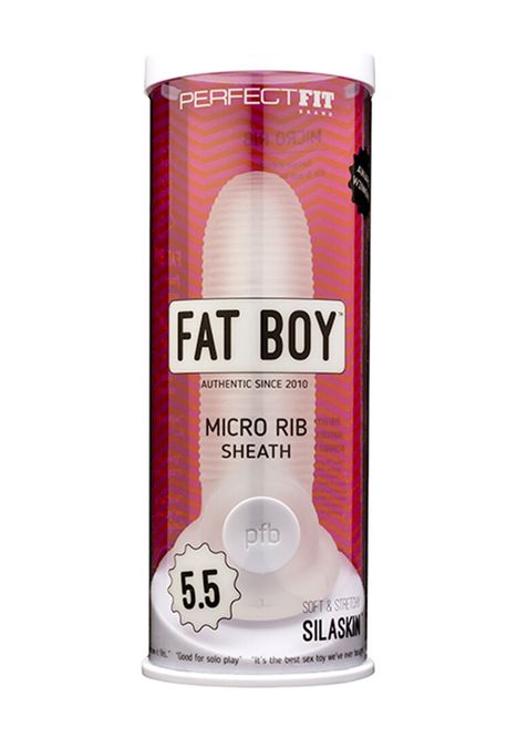 Hovedbilde Fat Boy Micro Ribbed Sheath - Dildo - 6