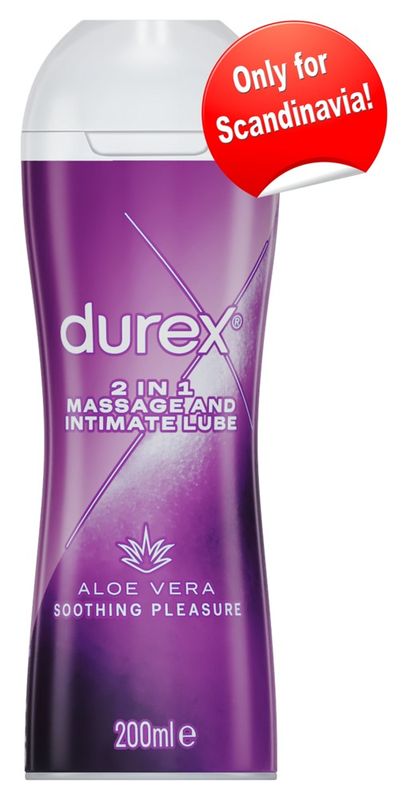 DUREX - 2in1 - massasje glid - aloe vera