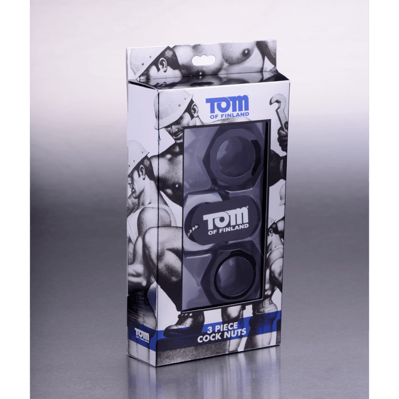 TOM OF FINLAND Cock Nuts - Cockring - penisringer 3p
