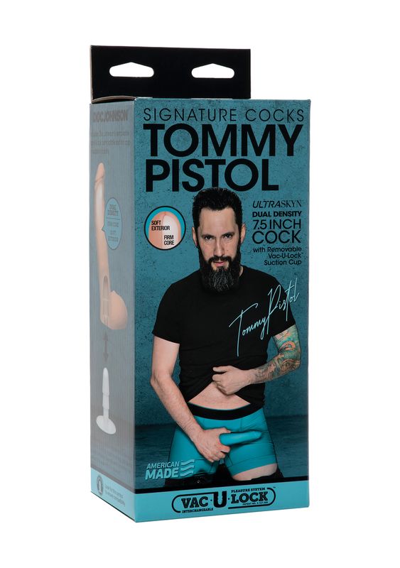 Doc Johnson - Tommy Pistol - Realistic ULTRASKYN Dildo - 18 cm