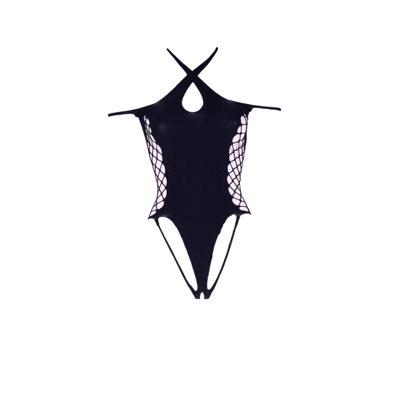 Le Desir - Body med krysset hals og off-skulderstropper - One Si