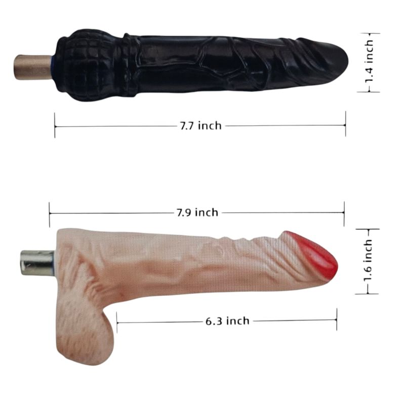 Liten sexmaskin med 6 tilbehør