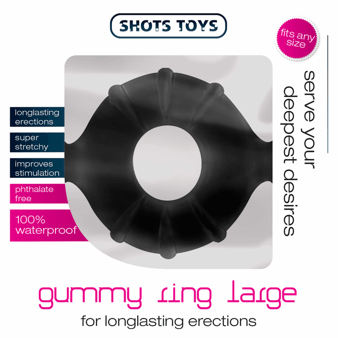 Hovedbilde Gummy PenisRing - Large
