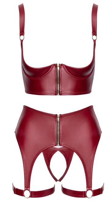 Hovedbilde Cottelli LINGERIE - Matt Bordeauxrød Sett