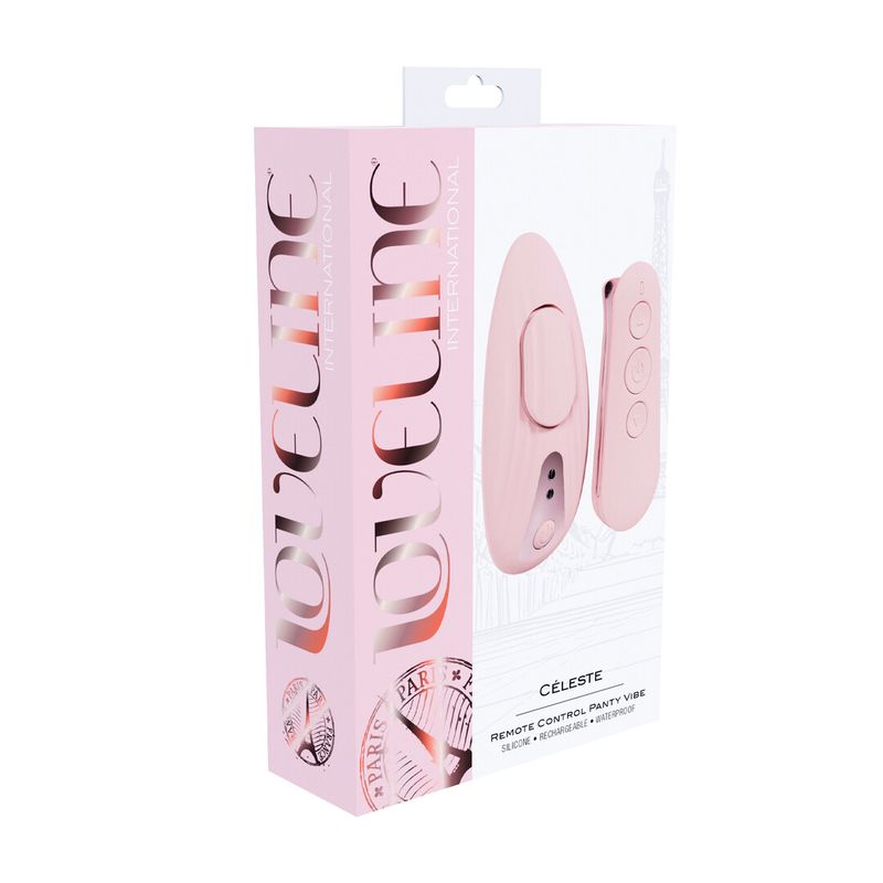 LOVELINE - Celeste - Fjernstyrt trusevibrator - Rosa
