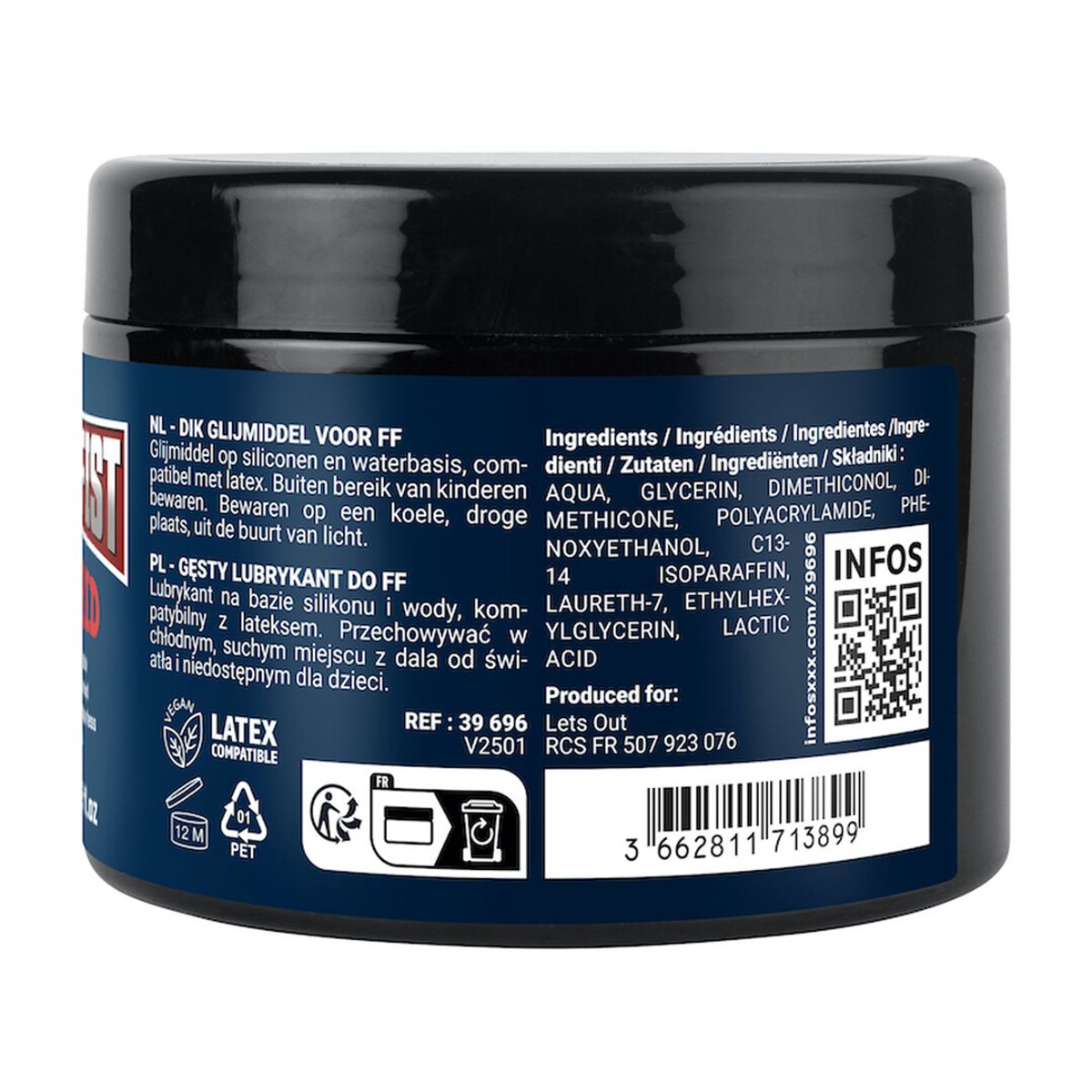 Fuck & Fist - FF Hybrid - Thick Lubricant - 16.9 fl oz / 500 ml